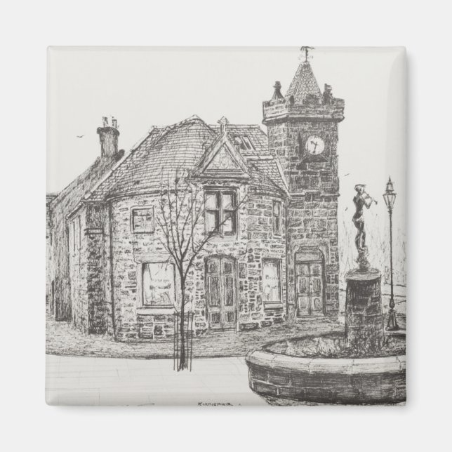 Aimant Peter Pan Statue Kirriemuir Écosse 2007 (Devant)