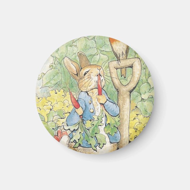 Aimant Peter Rabbit In The Garden - Beatrix Potter (Devant)
