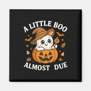 Aimant Petit Bois Est Presque Dû Halloween Grossesse Reve