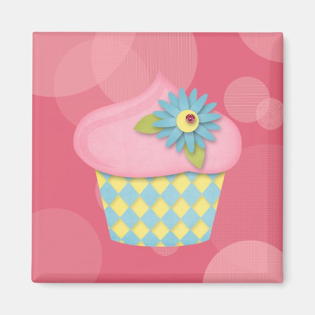 Aimant petit cupcake (Devant)