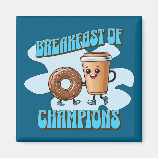 Aimant Petit déjeuner de Champions (Devant)