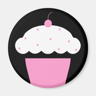 Aimant petit gâteau de cerise