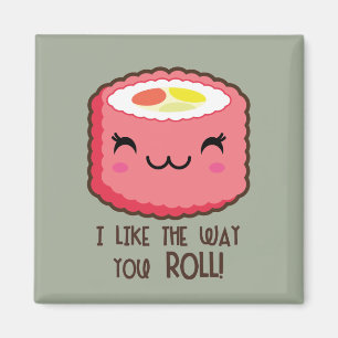 Aimant Petit pain d'Emoji de sushi