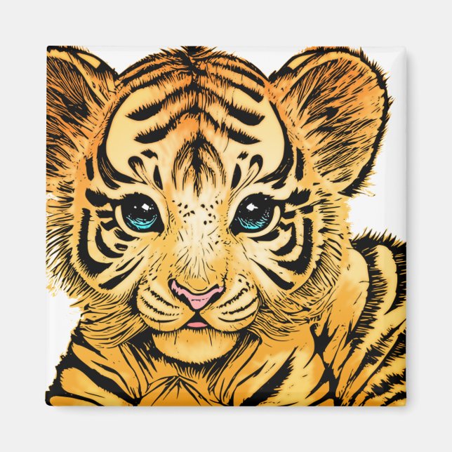 AIMANT PETIT TIGER (Devant)