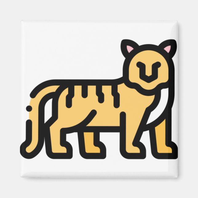 Aimant Petit tigre (Devant)