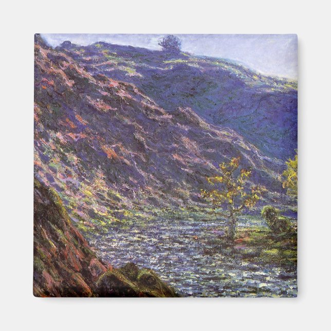 Aimant Petite Creuse, Lumière du soleil de Claude Monet (Devant)