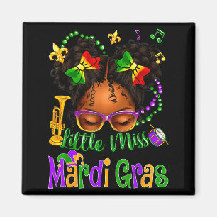 Aimant Petite Demoiselle Mardi Gras Ruban Filles Enfants