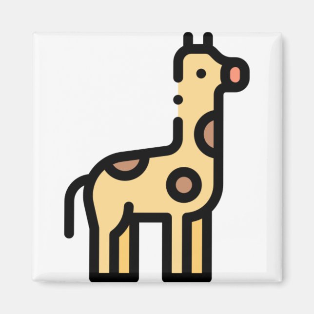 Aimant Petite Giraffe (Devant)
