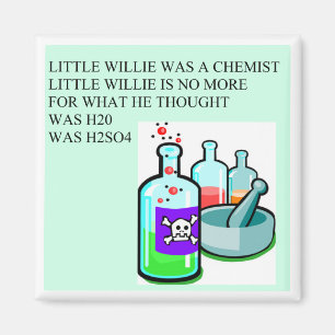 Aimant petite rime de willie de chimie