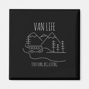 Aimant Petite Van Grande Vie