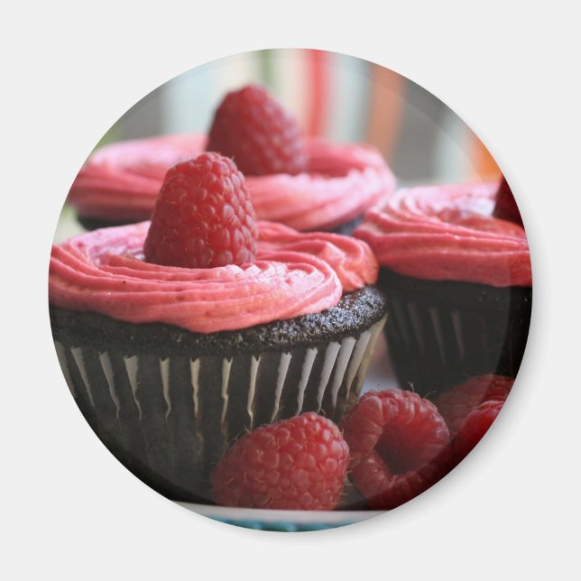 Aimant Petits gâteaux de framboise (Devant)