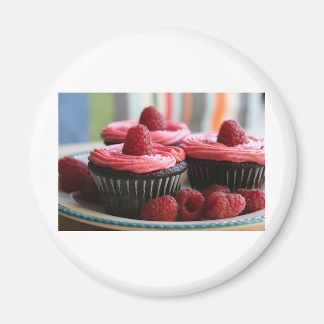 Aimant Petits gâteaux de framboise (Devant)