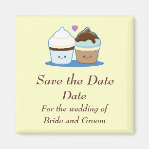 Aimant Petits gâteaux de mariage