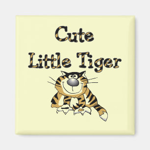 Aimant Petits T-shirts et cadeaux mignons de tigre