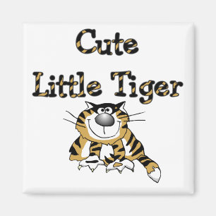 Aimant Petits T-shirts et cadeaux mignons de tigre
