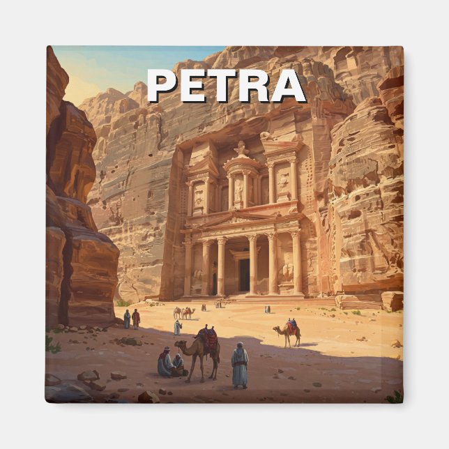 Aimant Petra Jordan Travel (Devant)