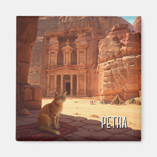 Aimant Petra Jordan Voyage en chat