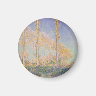 Aimant Peupliers, paysage impressionniste, Claude Monet