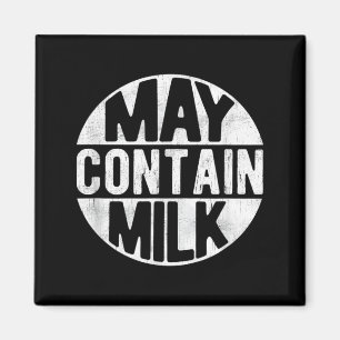 Aimant Peut contenir du lait drôle de dicton papa lait co