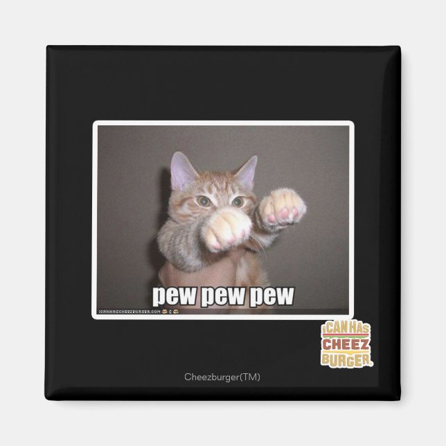 Aimant Pew pew pew (Devant)