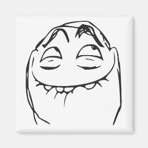 Aimant PFFTCH Raughing Rage Face Comique Mème