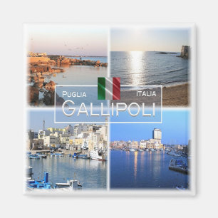 Aimant PGL017 GALLIPOLI, SALENTO, Pouilles, Frigo