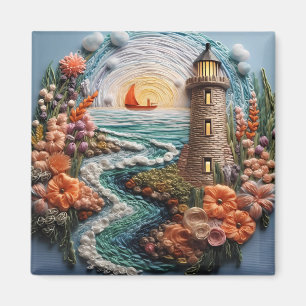 Aimant Phare 3D et baie