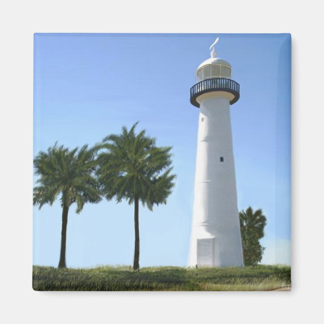 Aimant phare de biloxi (Devant)