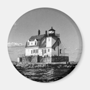 Aimant Phare de brise-lames de port de Rockland