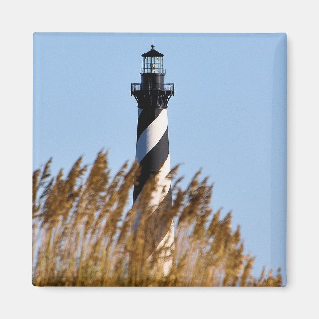 Aimant Phare de Cape Hatteras - Vue sur les dunes (Devant)
