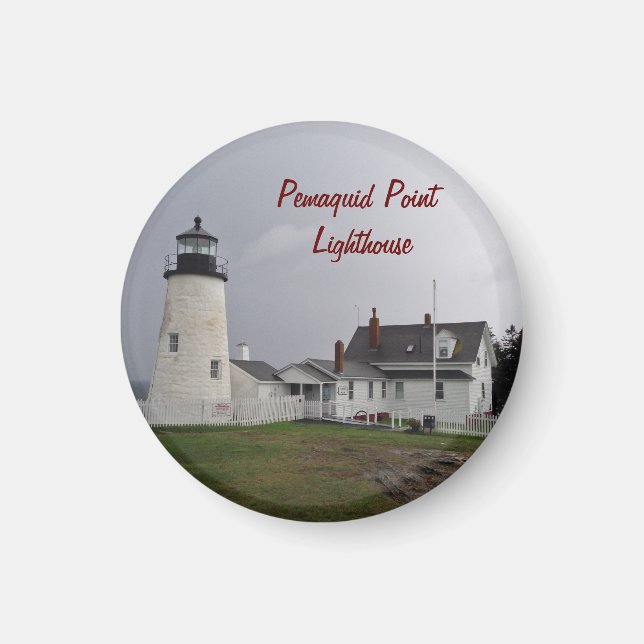 Aimant Phare de Pemaquid Point, Maine (Devant)