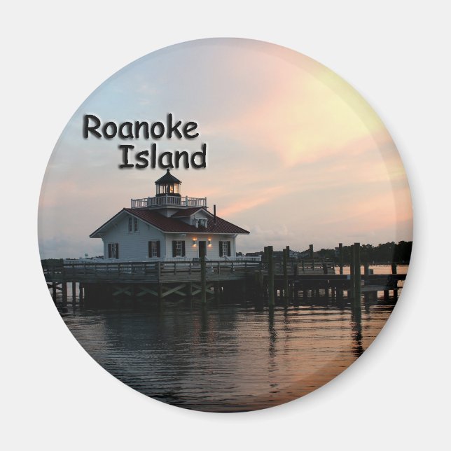Aimant Phare de Roanoke Island (Devant)