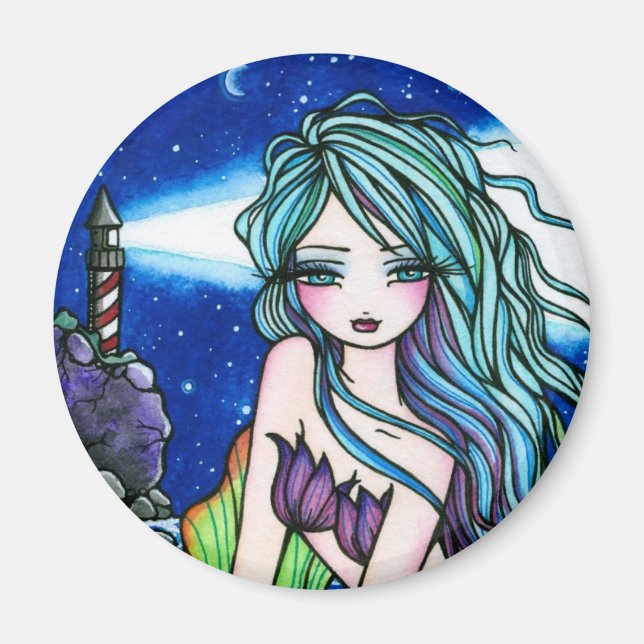 Aimant Phare de Rochelle Mermaid Imaginaire Fairy (Devant)