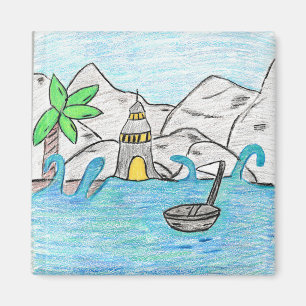Aimant Phare Par Mer