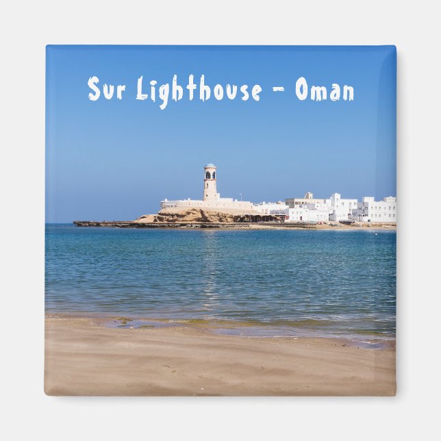 Aimant Phare Sur - Sur, Oman (Devant)