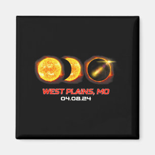 Aimant Phase d'éclipse solaire totale West Plains Missour
