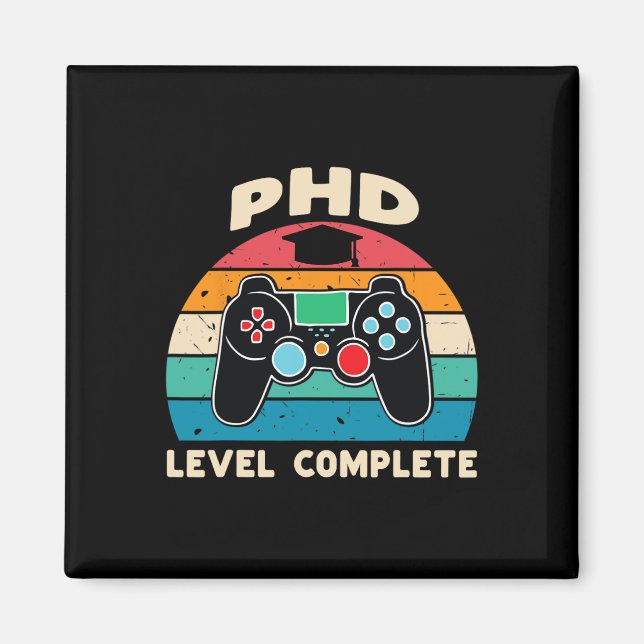 Aimant Phd Level Complete Doctorate Graduation Gift For H (Devant)