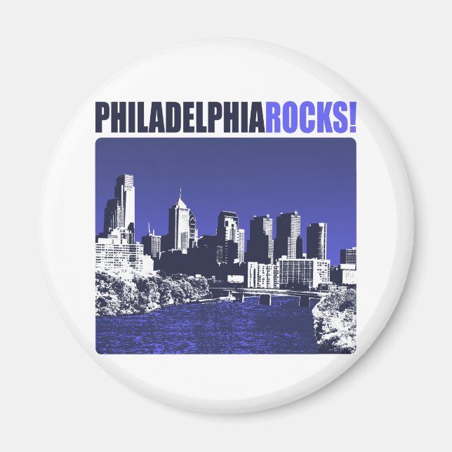 Aimant Philadelphie Rocks ! (Devant)