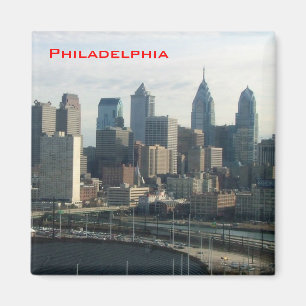 Aimant Philadelphie Skyline