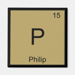 Aimant Philip Nom Chimie, élément Tableau périodique
