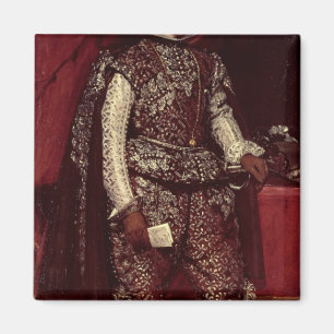 Aimant Philippe IV d'Espagne en Brown et argent