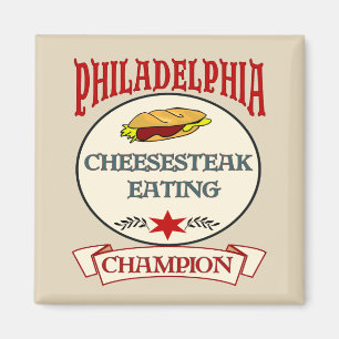 Aimant Philly Cheese Steak Champ