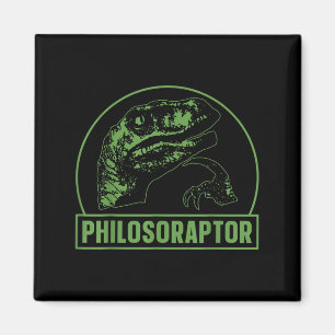 Aimant Philosoraptor Funny Philosophie mème Velociraptor