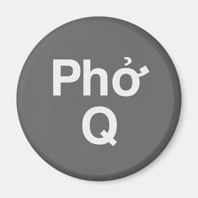 Aimant Pho gris Q (Devant)