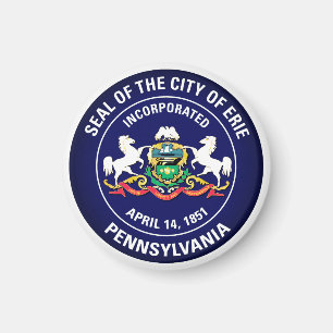 Aimant Phoque de la ville d'Erie, Pennsylvanie