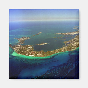 Aimant Photo aérienne des Bermudes
