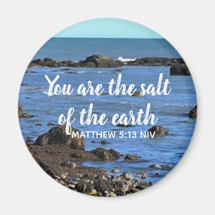 Aimant Photo Atlantic Ocean Bible Verse Encouragement
