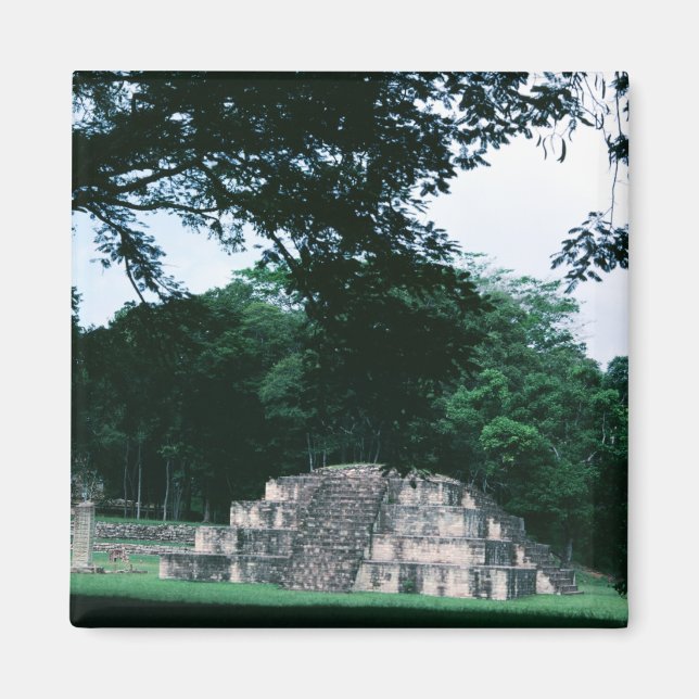 Aimant Photo couleur de la culture maya Réfrigérateur con (Devant)