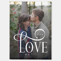 Photo de couples fiancés personnalisé avec écritur