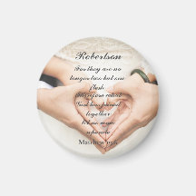 Photo de mariage avec Écriture chrétienne